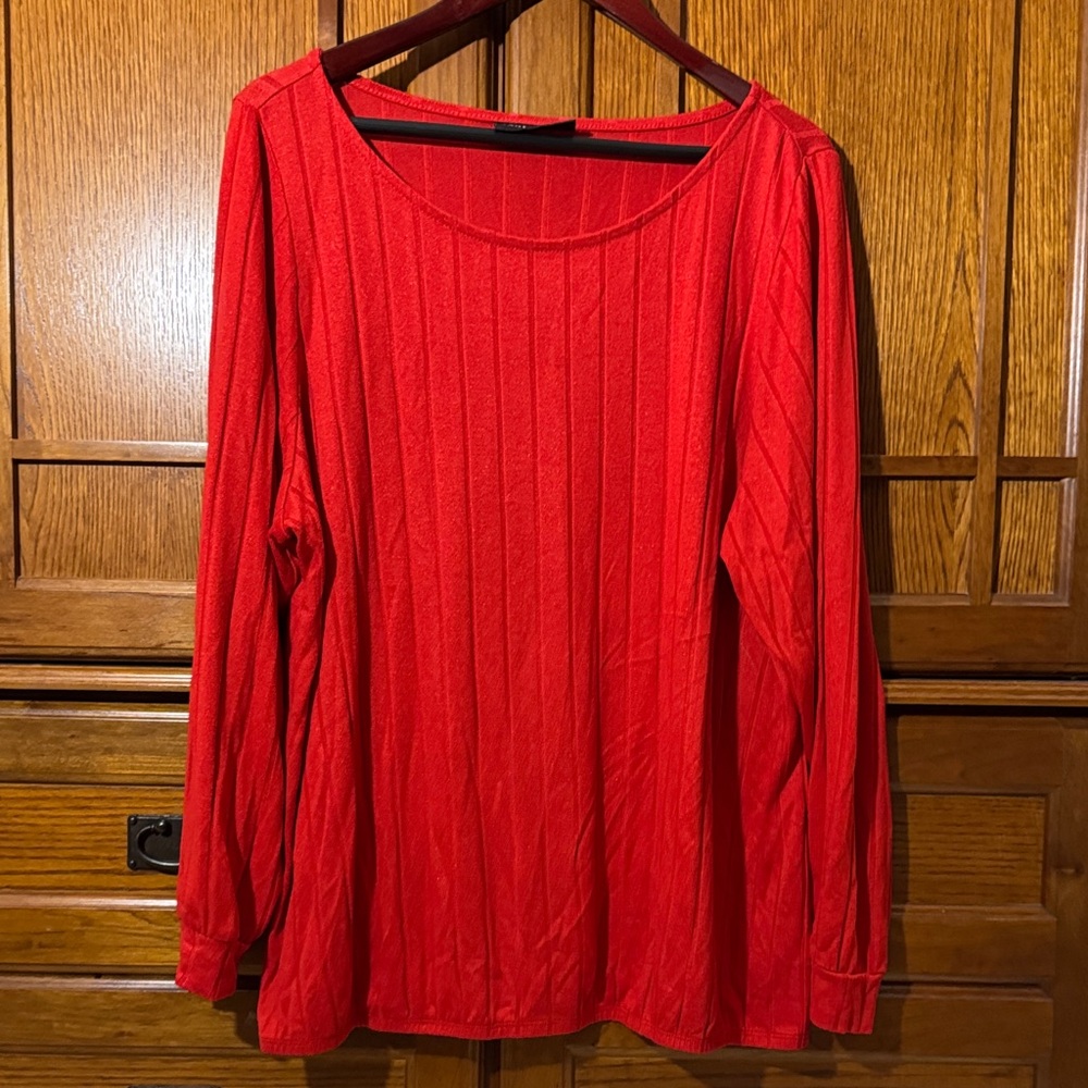 Lane Bryant Ribbed Metallic Shimmer Tunic Scoop Neck Knit Glam Cozy Fall Sweater